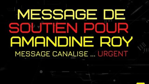 SOUTIEN #AMAN-DINE ROY ** MESSAGE CANALISE **