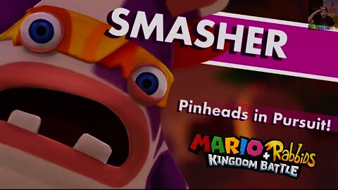 Mario + Rabbids: Kingdom Battle - Smasher Rabbids Battle Gameplay (They Look Like Chickens)!