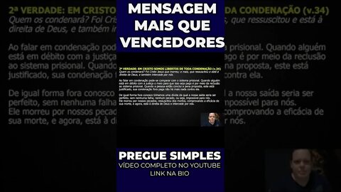 #shorts Mensagem: Mais que Vencedores