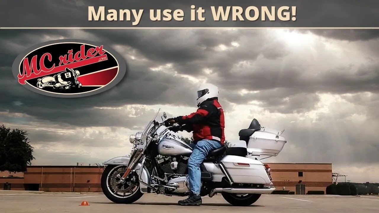 When & How to Use the Rear Brake on your Motorcycle