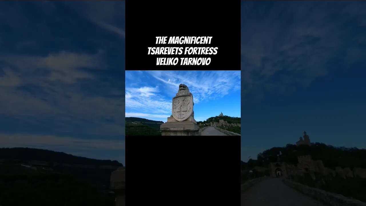 The Tsarevets Fortress #bulgaria #velikotarnovo #tsarevetsfortress #shorts #shortvideos