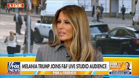 Melania Trump Joins Fox & Friends Live in NYC, Engages with Fans on the American Dream