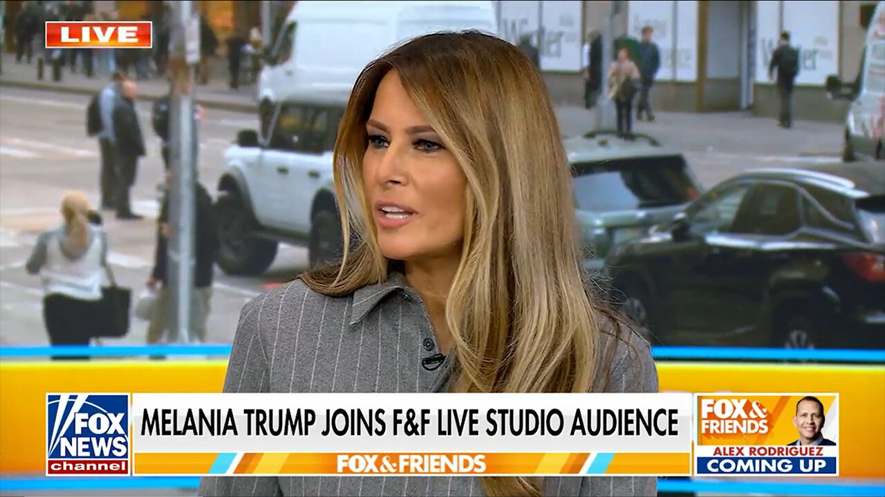 Melania Trump Joins Fox & Friends Live in NYC, Engages with Fans on the American Dream