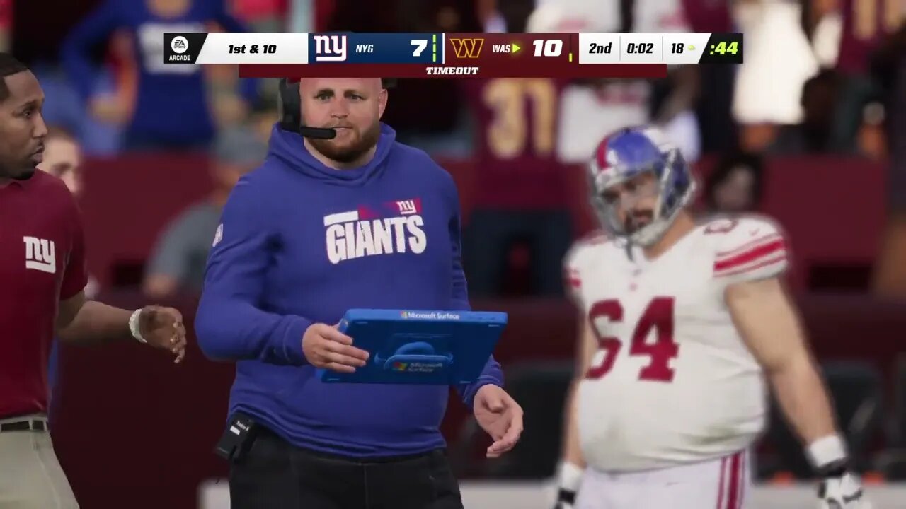 Madden NFL 23: NY Giants Vs. Washington Commanders