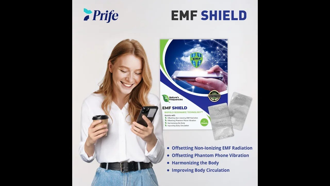 Prife International New Products EMF Shield & HOLOGRAPHIC Patches