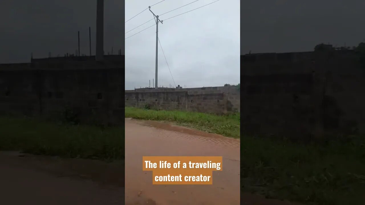 Just how challenging is traveling by road on a rainy day in Africa? The life of content creator