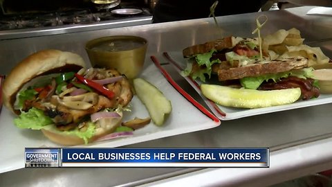 Local businesses are helping out those affected by the government shutdown