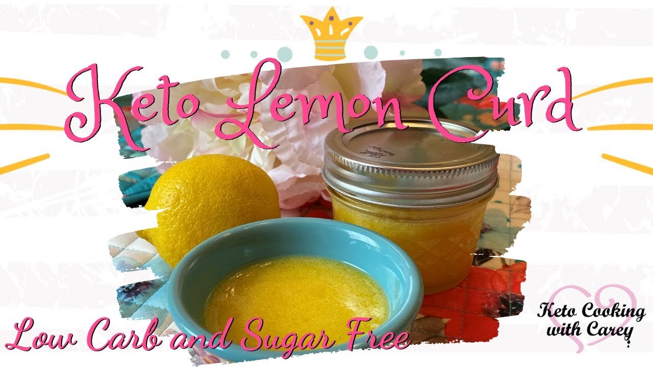 Keto Lemon Curd Recipe, Low Carb & Sugar Free