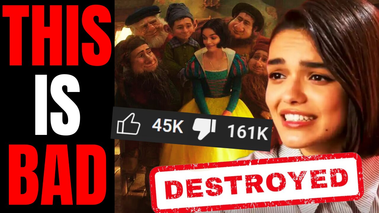 Disney's Woke Snow White Trailer Gets DESTROYED! | Fans REJECT Rachel Zegler's Live Action DISASTER