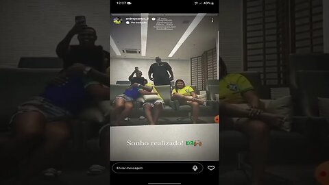 Andrey sendo convocado para a seleção brasileira pela primeira vez