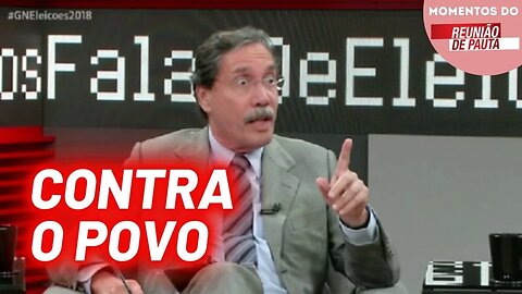 Merval Pereira diz que participação do povo é autoritarismo | Momentos Reunião de Pauta