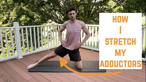 🥇 Kneeling Adductor Stretch #kneepain #hippain #adductor #stretch #gym #exercise