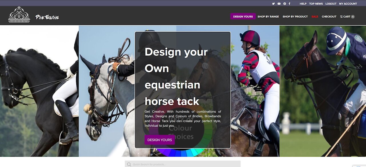 Pink Equine Configurator