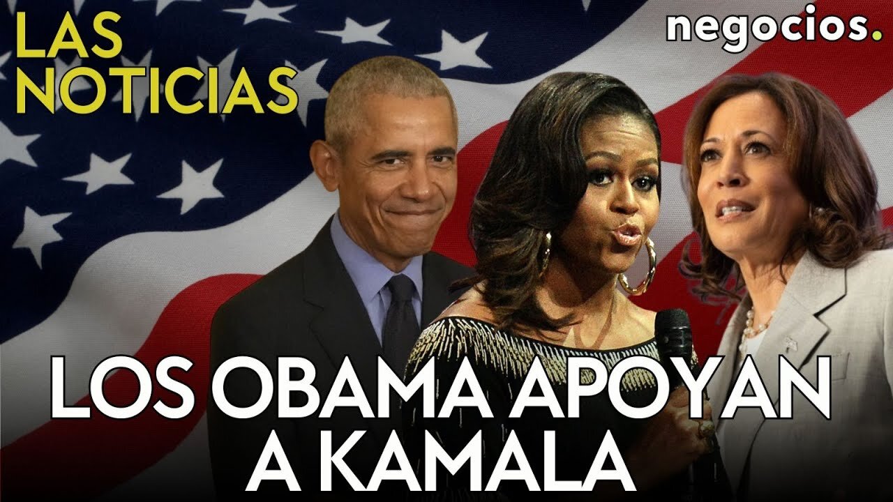 LAS NOTICIAS | Ucrania ataca a Moscú, los Obama apoyan a Kamala Harris y la búsqueda del Bayesan