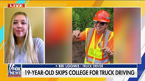 High College Costs Drove This 19-Year-Old To Become A Truck Driver