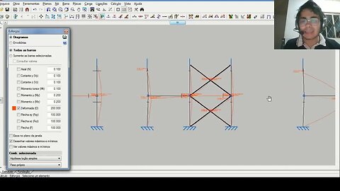 Método das deformações e travamentos Engenheiro Estrutural