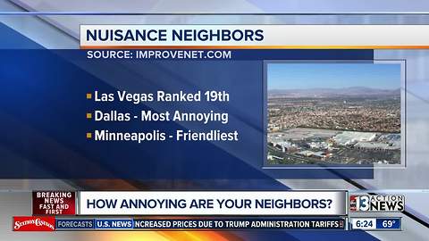 How are annoying are neighbors in Vegas?