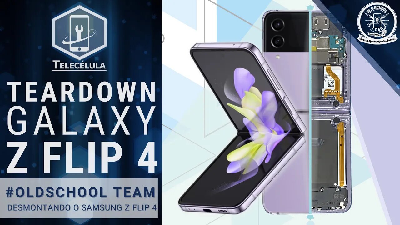 Como Desmontar o Samsung Galaxy Z Flip 4 - Tutoriais Telecelula