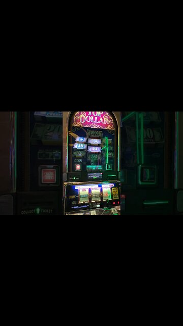 Can You Handle This $400/spin Top Dollar Machine? #casino #gambling #hardrock #lasvegas #diamond