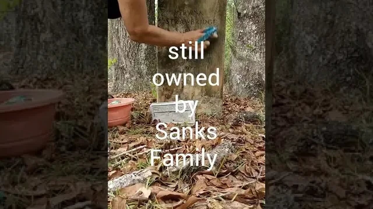 cleaning at Sanksville Freedman Cemetery