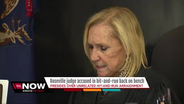 Roseville judge accused in hit-and-run back on the bench