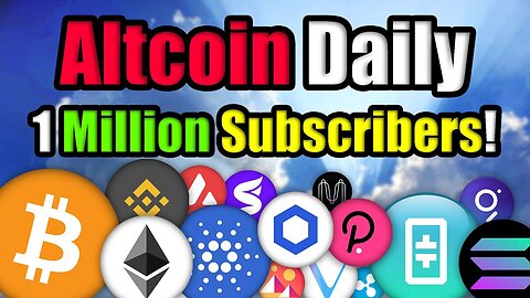 Bitcoin is Moving!! Altcoin Daily Hits 1 Million Subscribers! (EMOTIONAL)