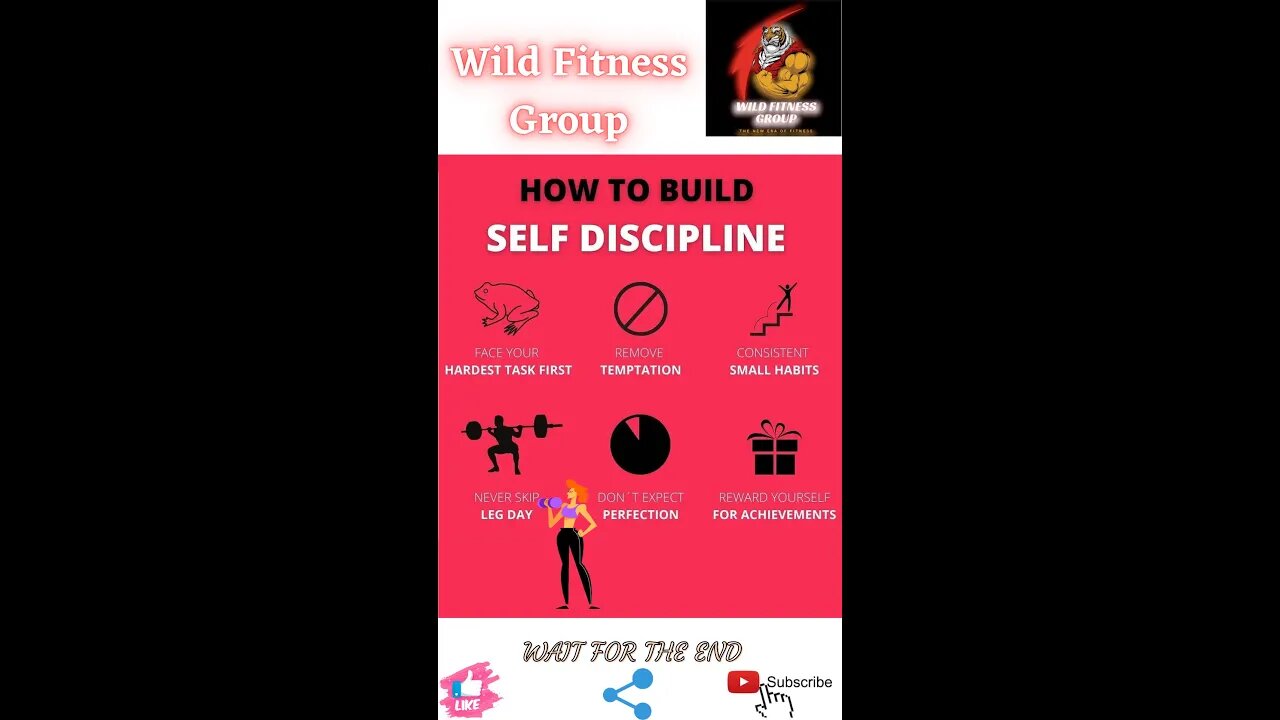 🔥How to build self discipline🔥#shorts🔥#viralshorts🔥#fitnessshorts🔥#wildfitnessgroup🔥