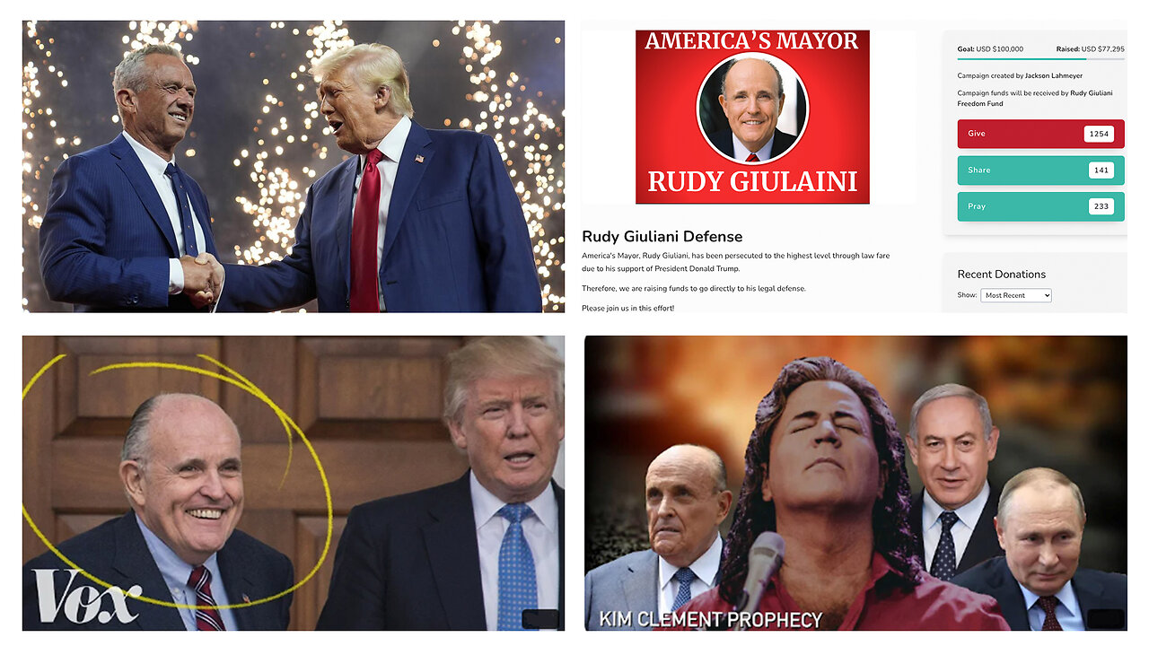 Mayor Rudy Giuliani | 10 Questions w/ America’s Mayor Including: Kim Clement’s Giuliani Prophecies? Trump’s & Giuliani’s Legal Battles? RJK Jr, + 6X Best-Selling Author, Dr. Jerome Corsi Provides Election Updates