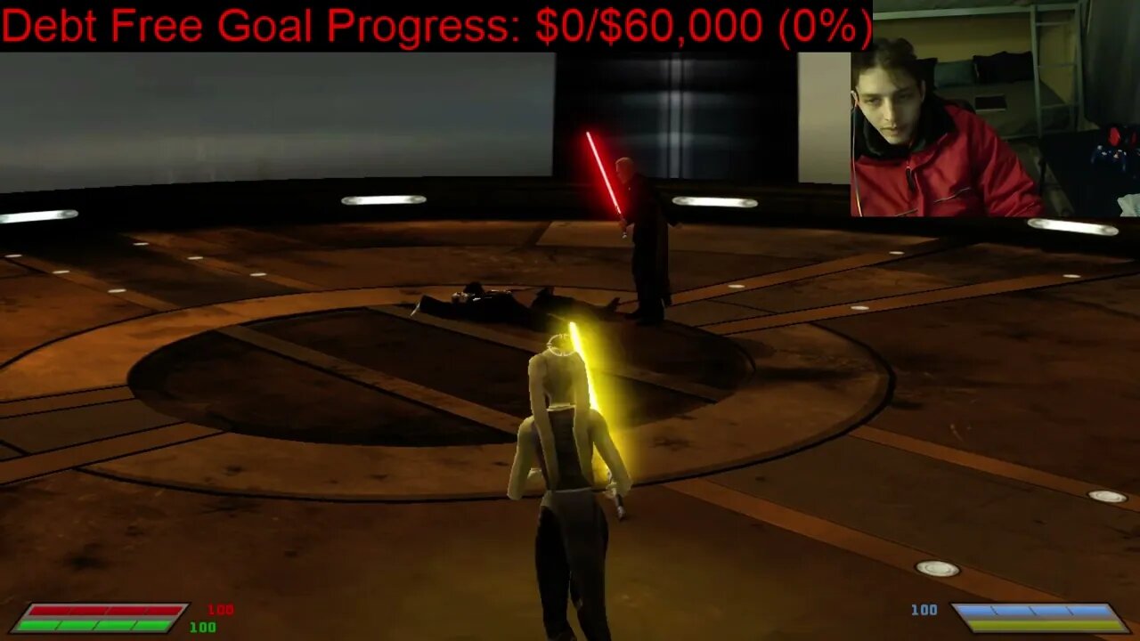 Count Dooku VS Kit Fisto In A Battle With Live Commentary In Star Wars Jedi Knight Jedi Academy