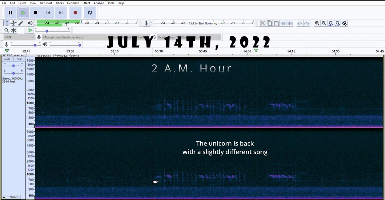 Raven Hill Audio Overnight July 13th and 14th, 2022