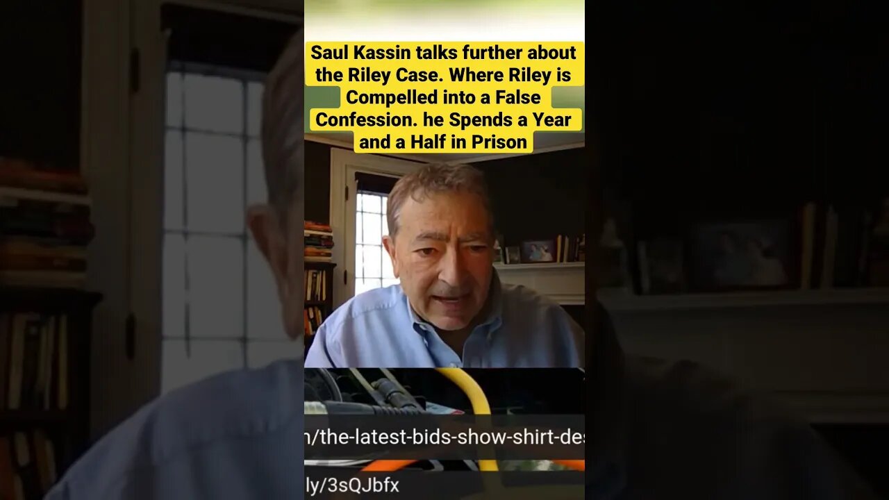 Saul Kassin talks further about the Riley Case. Where Riley is Compelled into a False Confession.