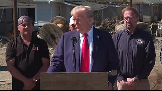 Trump Makes Surprise Trip To Asheville, N.C. After Hurricane Helene Devastation