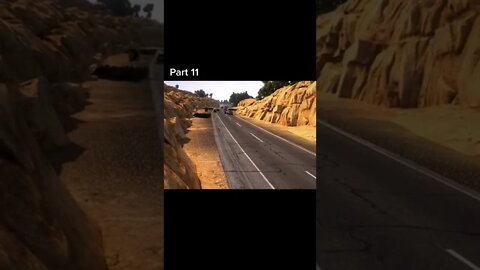 BeamNG DRIVE / strange realistic road accident