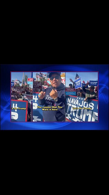 Tim Walz visited the Navajo Nation in Arizona & was met by TRUMP MAGA supporters
