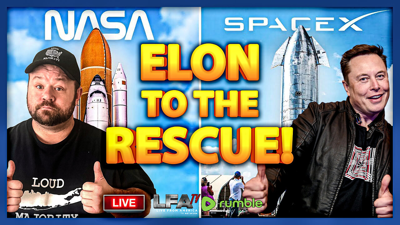 NASA CALLS ON ELON MUSK TO SAVE THEIR ASTRONAUTS | LOUD MAJORITY 8/26/24 @1pm