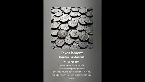 taxes lament