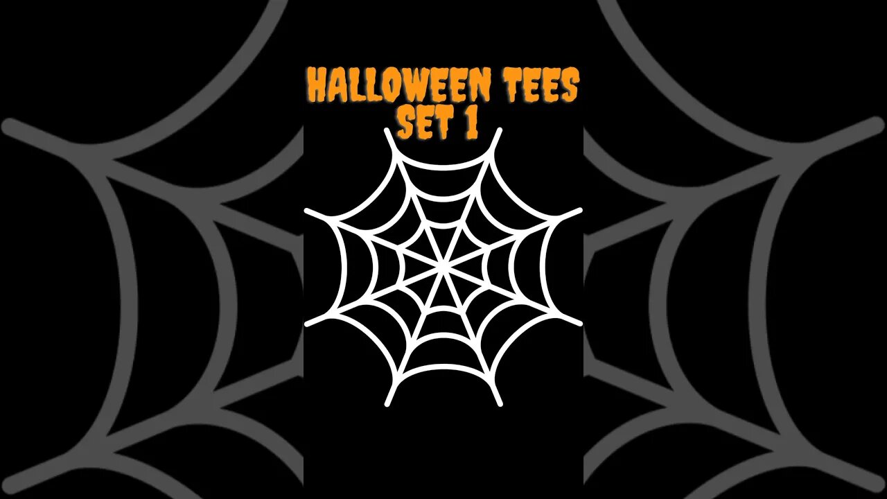 Halloween T-shirts set 1 #shorts #halloween #clothing