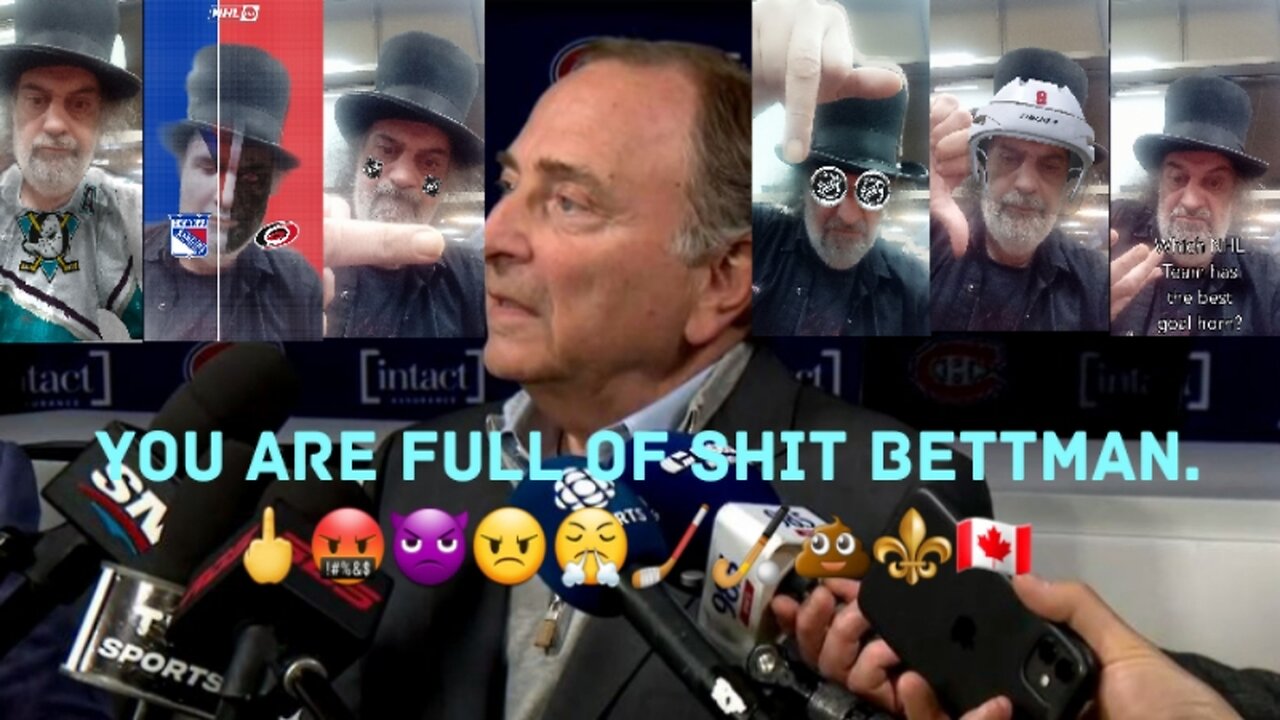 Gary Bettman Has No Respect For Quebec City. 🖕🤬👿😠😤🏒🏑💩⚜🇨🇦