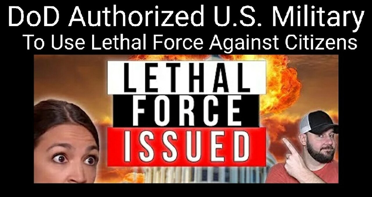 WARNING-ALERT: DoD Authorized Military to Use Lethal Force Against U.S. Citizens 10-15-2024