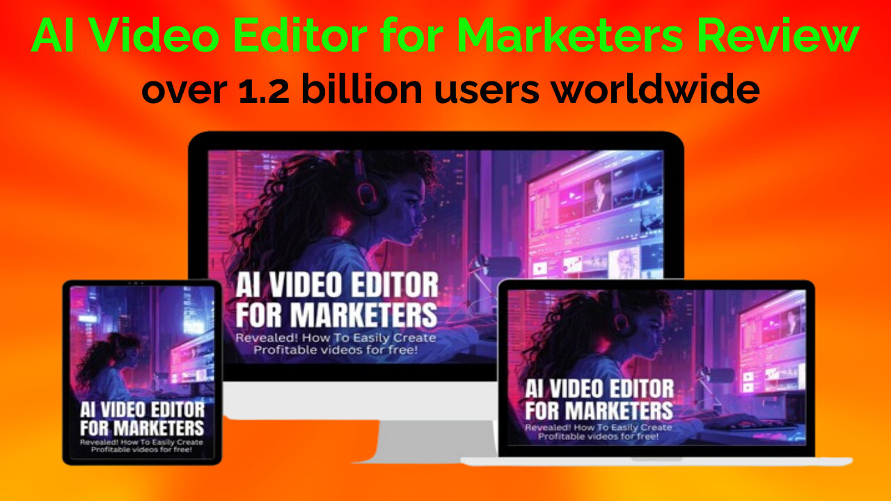 AI Video Editor for Marketers Review- over 1.2 billion users worldwide