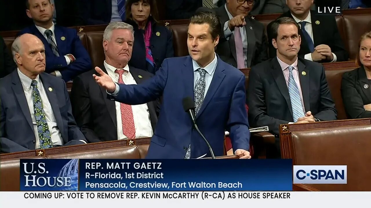 Gaetz: You Grovel to Lobbyists and Special Interests!