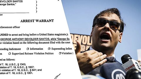 George Santos arrest warrant is a true delight