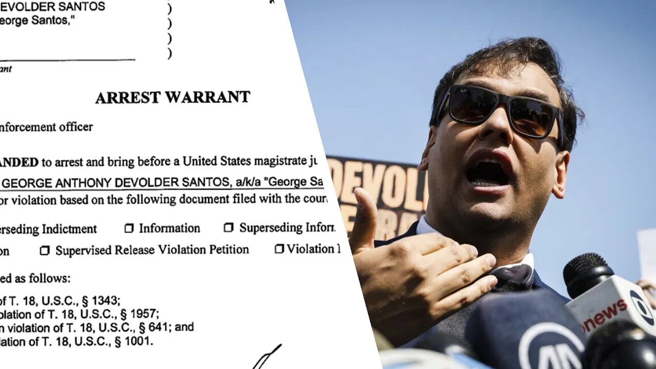 George Santos arrest warrant is a true delight