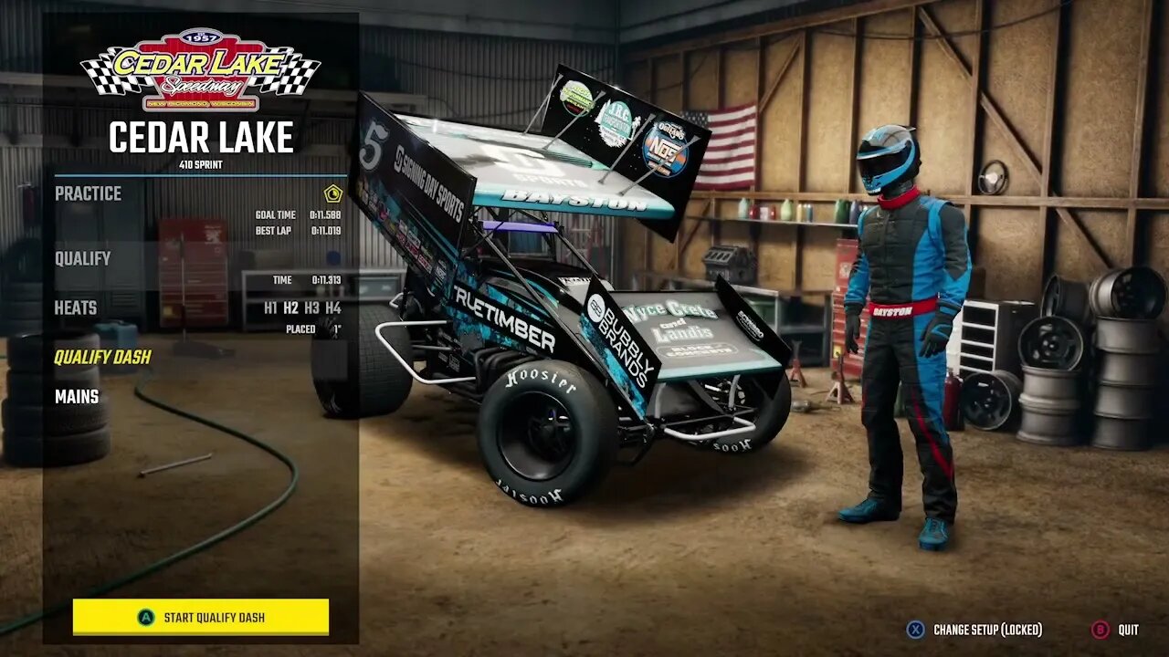 World of Outlaws: Dirt Racing - 410 Sprints: Cedar Lake Speedway