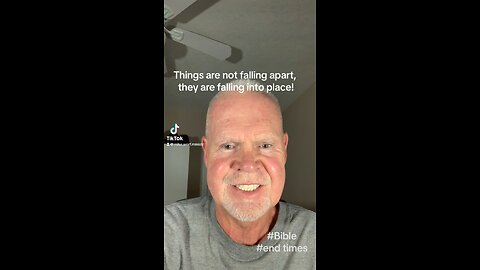 Things are not falling apart, they are falling into place!