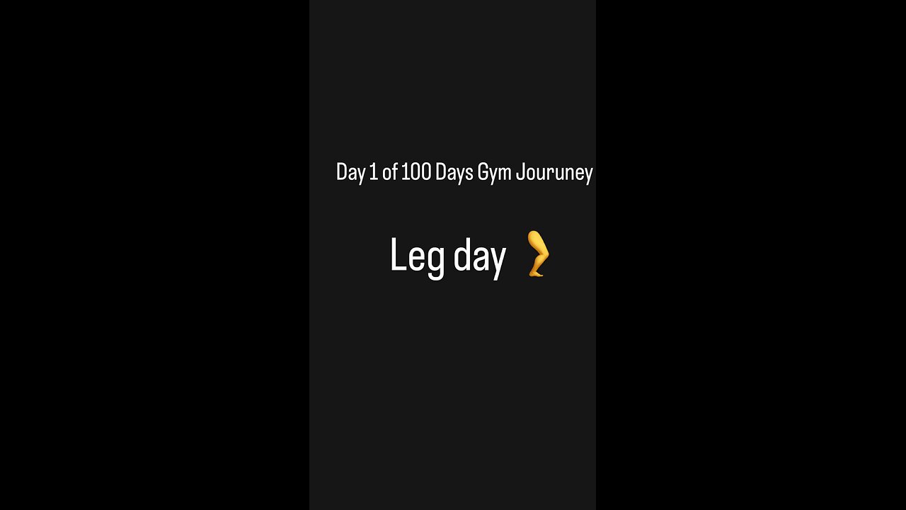 I have started my 100 DayGymJourney. If you want to grind and grow with me join on my journey