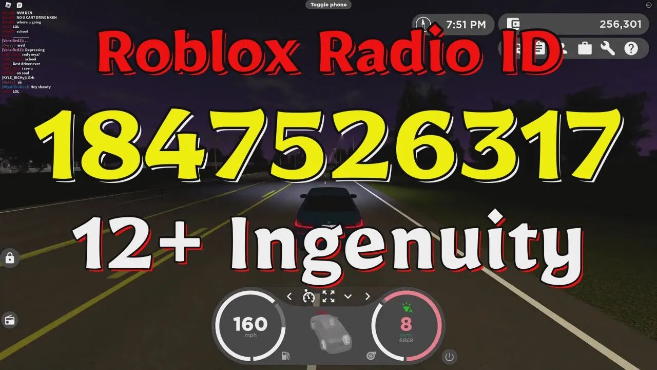 Ingenuity Roblox Radio Codes/IDs - Roblox Live Stream