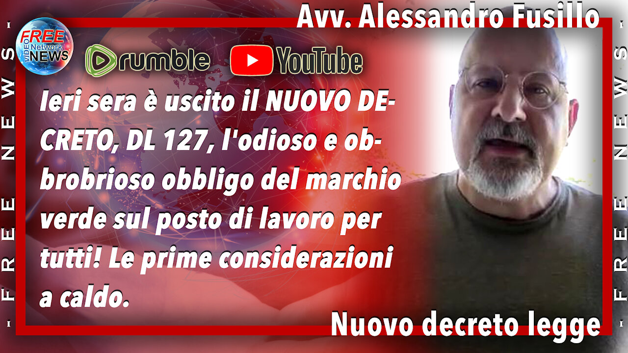 Avv. Alessandro Fusillo: prime impressioni sul nuovo DL per i lavoratori pubblici e privati.