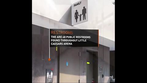 Red Wings new restrooms at Little Caesars Arena leave behind the troughs