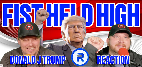 TRUMP GOES HARD! Hi Rez as DJT Fist Held High, Reaction!